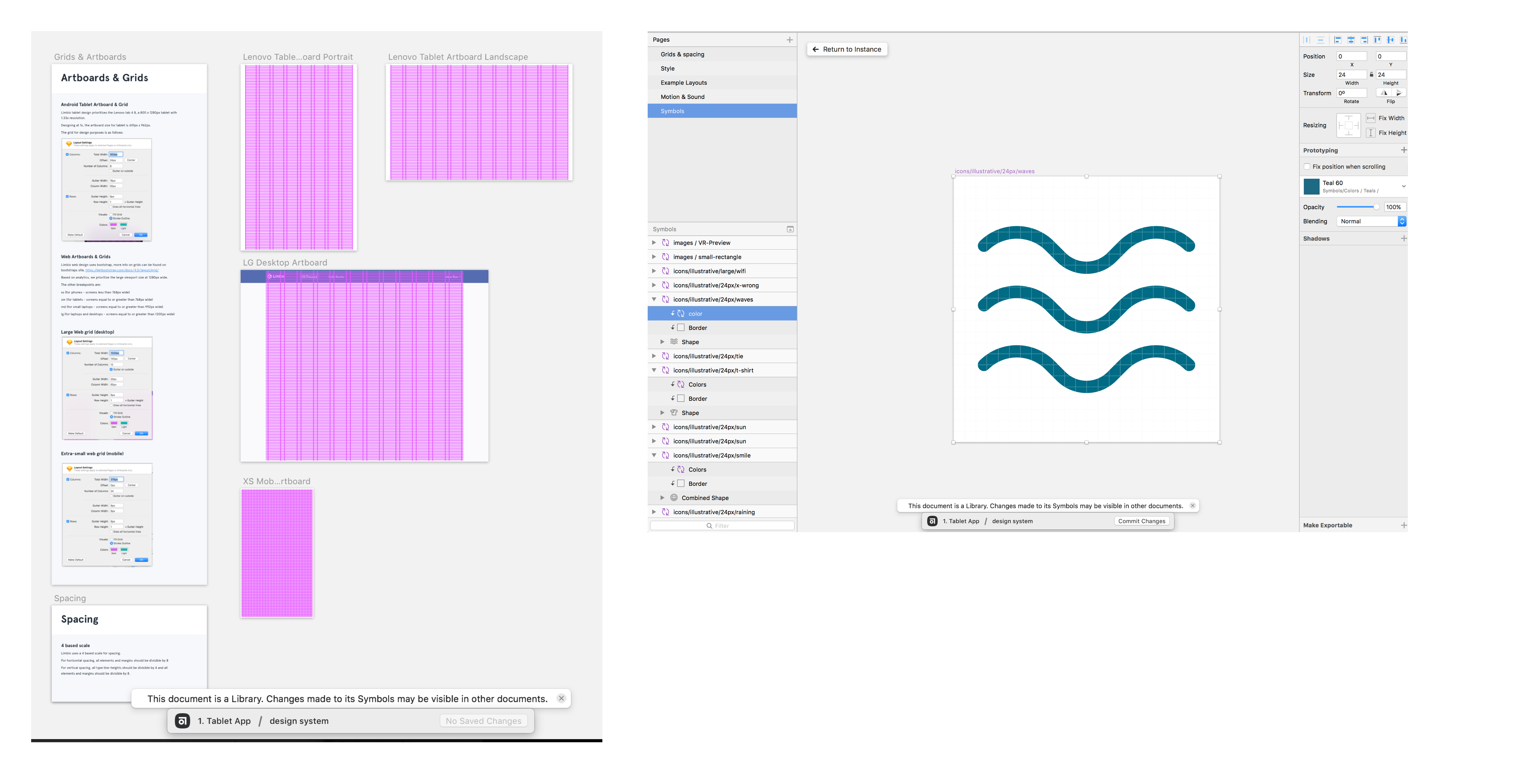 Updated Sketch design system file