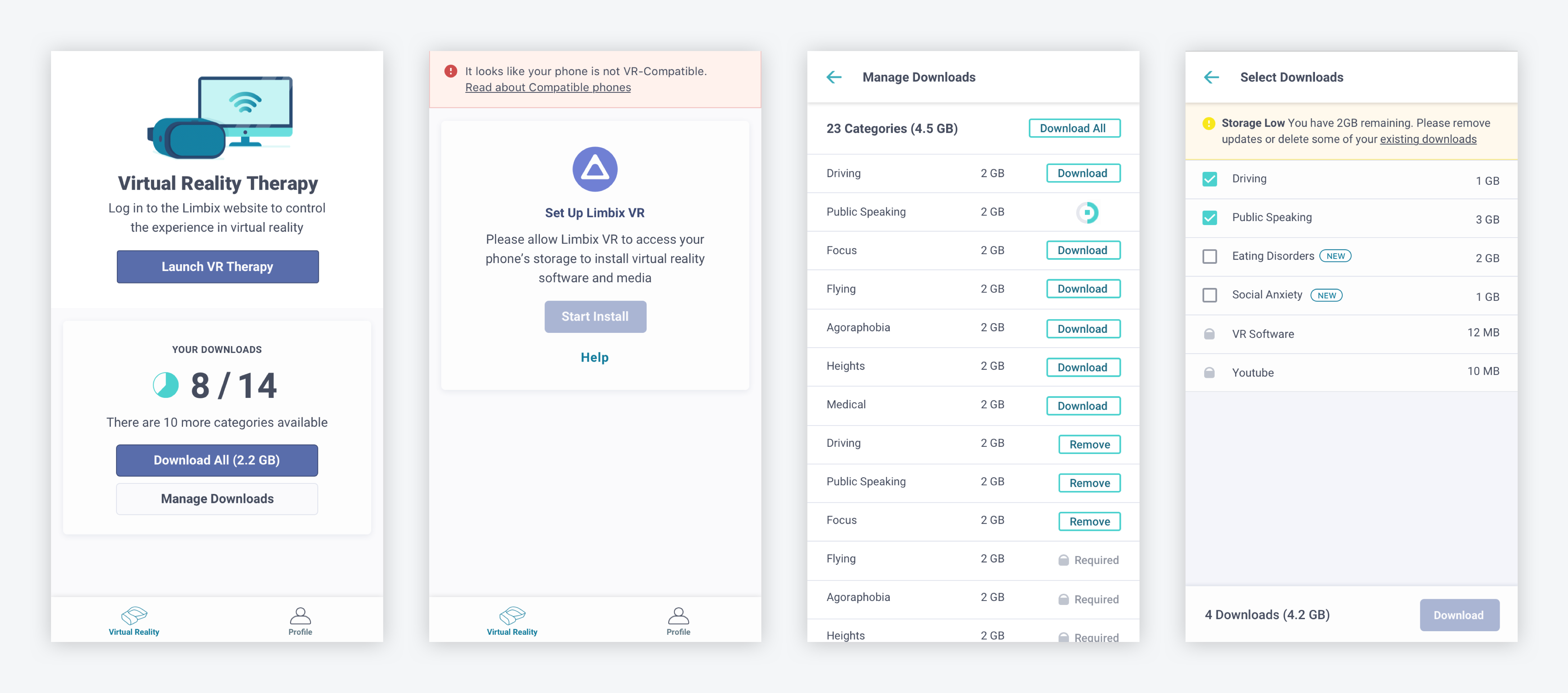 Therapist Android app